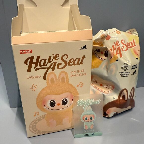 POP MART Labubu - Have a Seat – Ququ – 100% Authentic – Sealed Bag - Picture 1 of 1